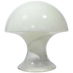 Mushroom Shaped Murano Glass Lamp by Gino Vistosi