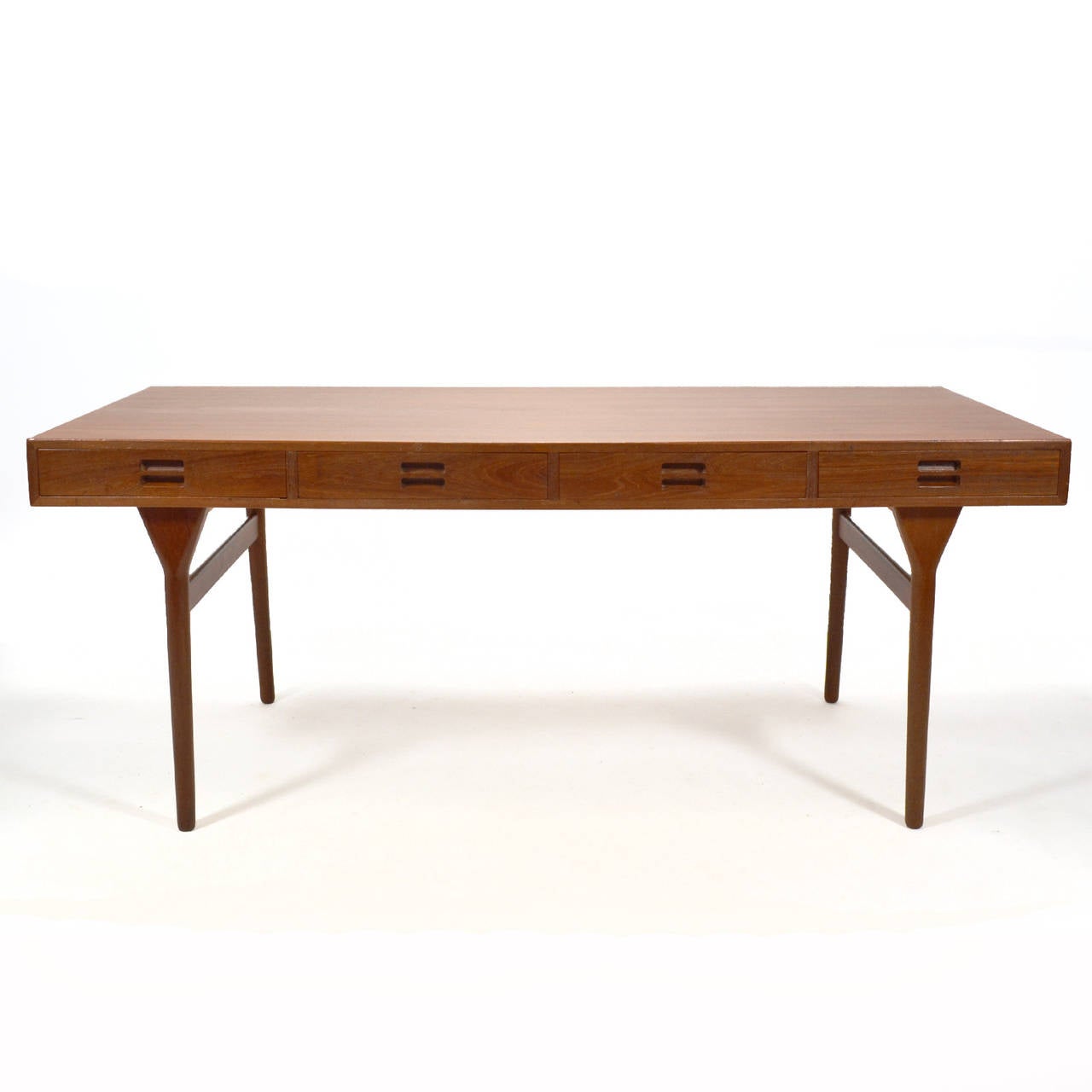 Scandinavian Modern Nanna Ditzel & Jørgen Ditzel Four-Drawer Teak Desk