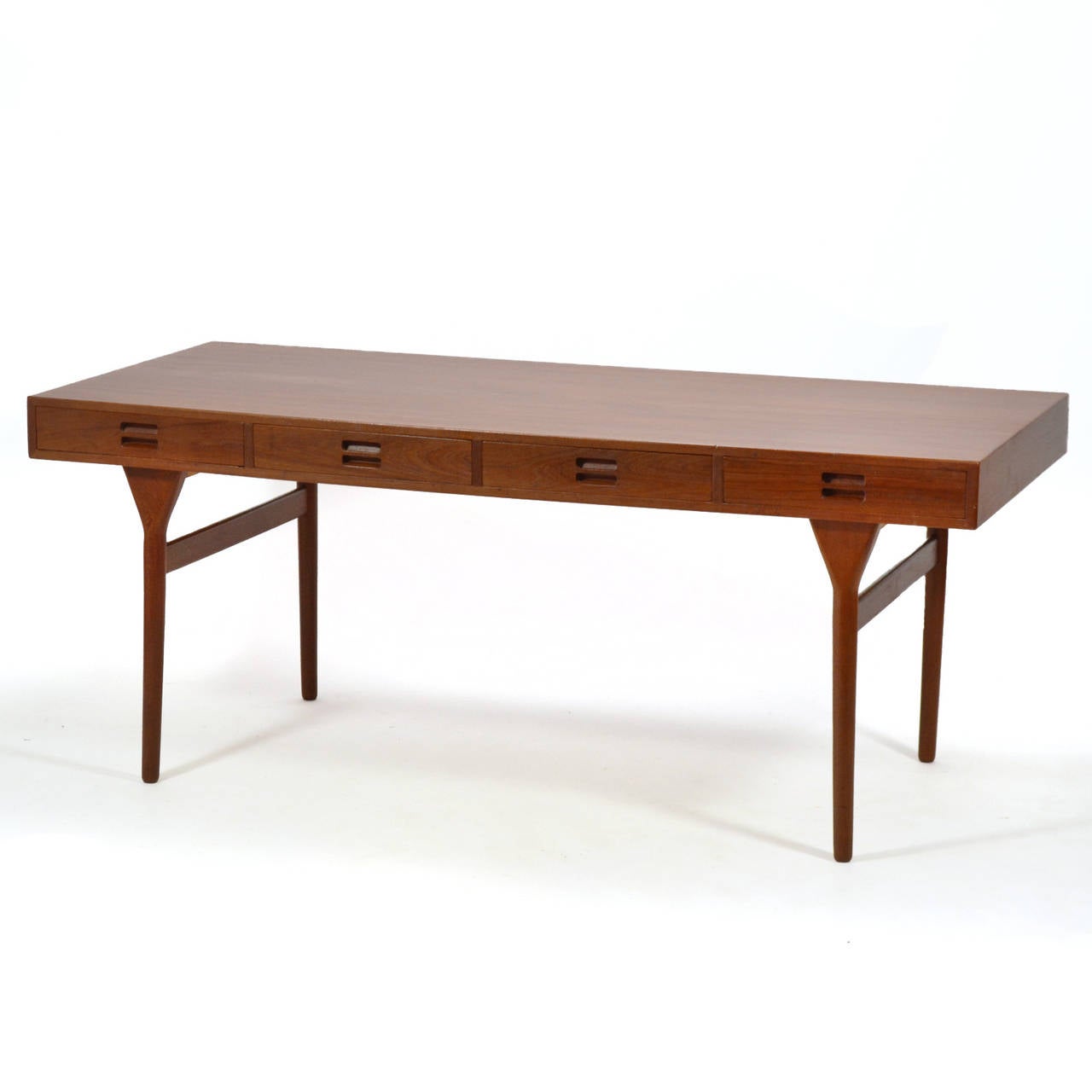 Danish Nanna Ditzel & Jørgen Ditzel Four-Drawer Teak Desk