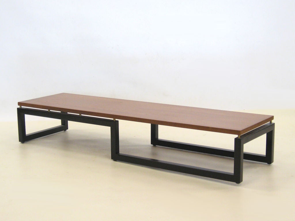 Paul Tuttle Low Table or Bench by Baker In Good Condition In Highland, IN