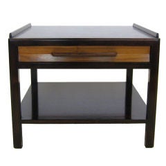 Edward Wormley rosewood end/ lamp table by Dunbar