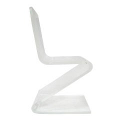 Lucite Z chair