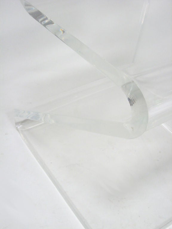 Lucite Z chair 2