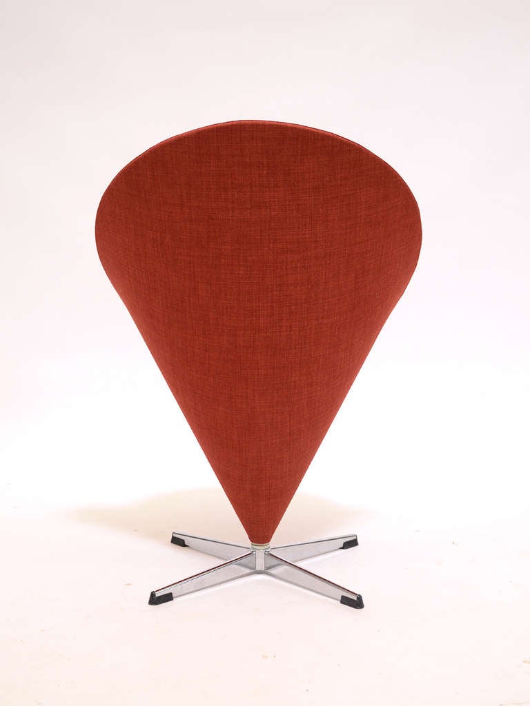 Danish Cone Chair by Verner Panton For Sale