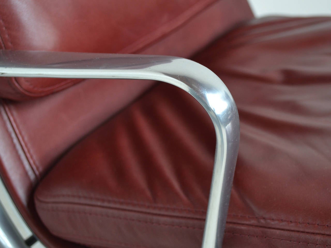 Eames Soft Pad Lounge Chairs by Herman Miller In Good Condition In Highland, IN