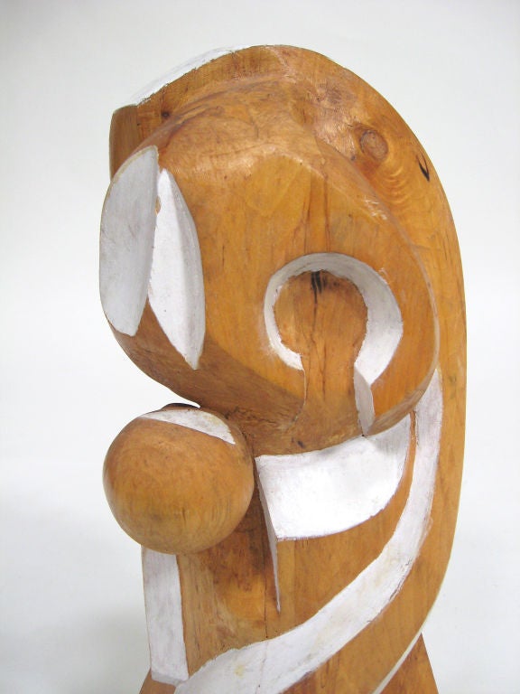 American Abstract Wood Sculpture by Arthur Rossfield