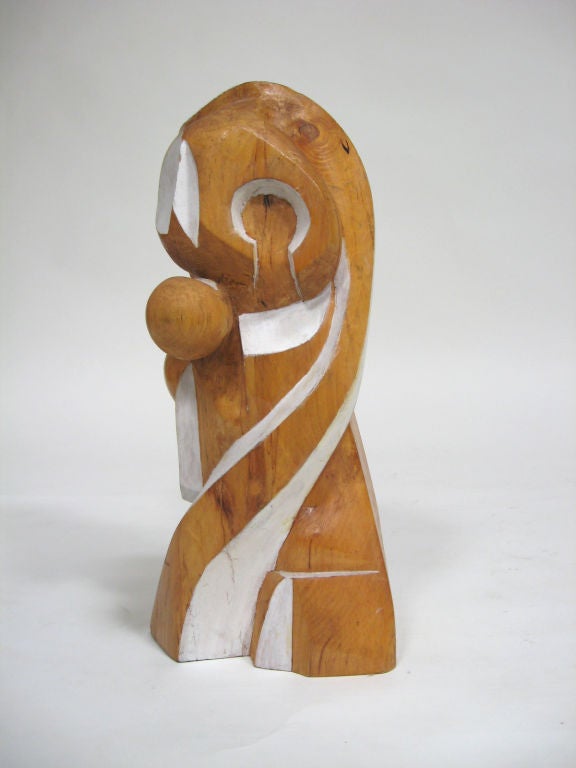 Abstract Wood Sculpture by Arthur Rossfield 2