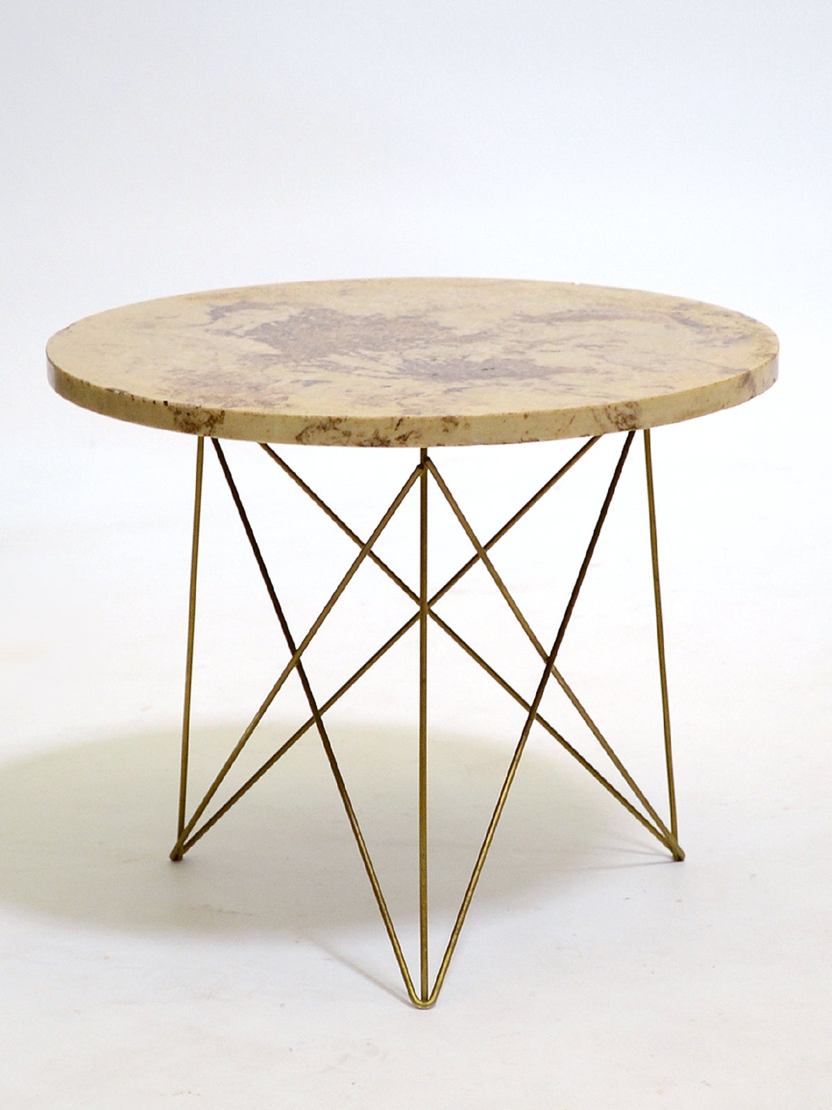 Table With Wire Rod Base By Rene Brancusi