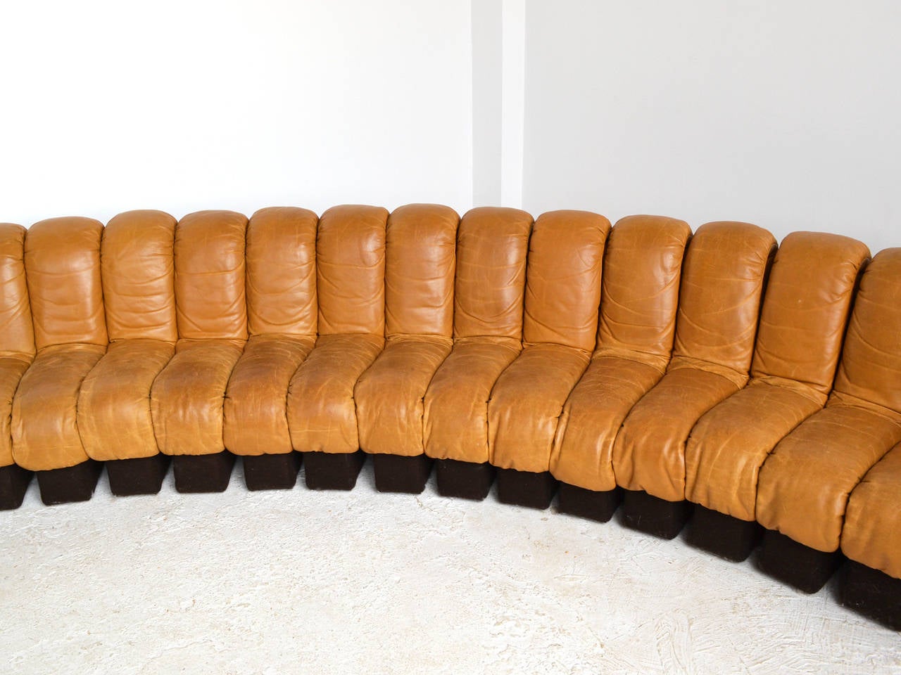 De Sede DS 600 Non-Stop Sectional Sofa In Good Condition In Highland, IN