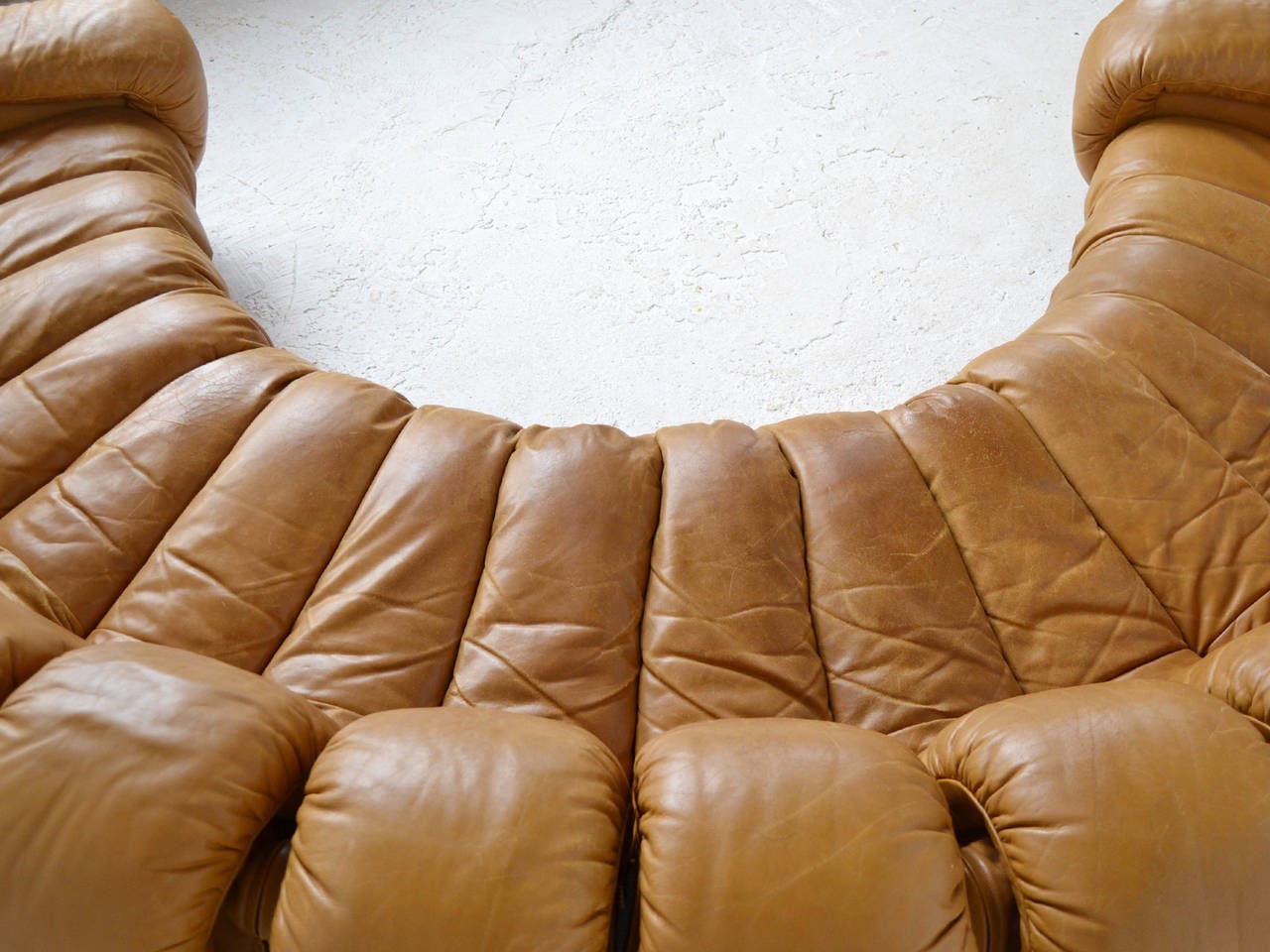 Leather De Sede DS 600 Non-Stop Sectional Sofa