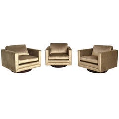 Harvey Probber Swivel Lounge Chairs