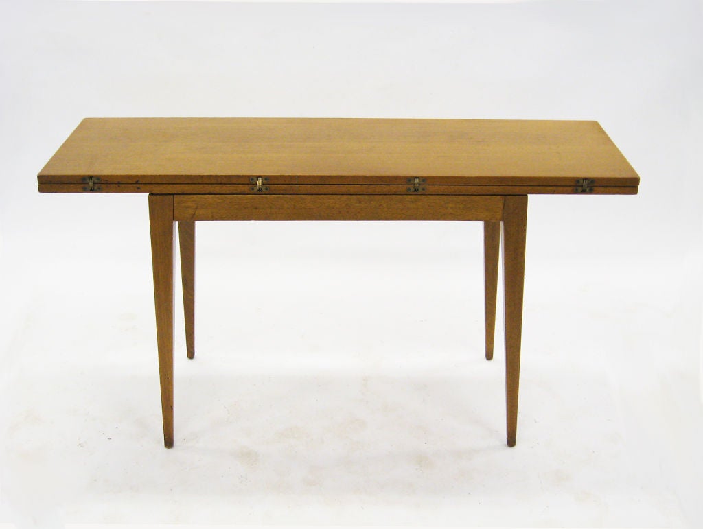 American Flip-top console/dining table by Ed Wormley for Dunbar