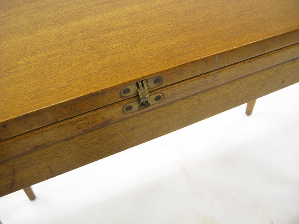 Mid-20th Century Flip-top console/dining table by Ed Wormley for Dunbar