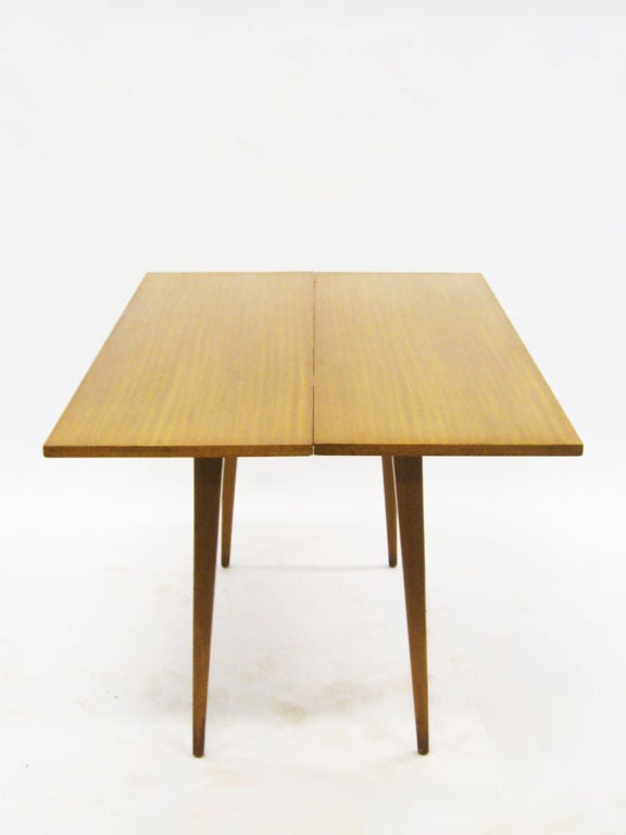 Flip-top console/dining table by Ed Wormley for Dunbar 1