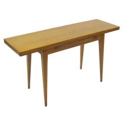 Flip-top console/dining table by Ed Wormley for Dunbar