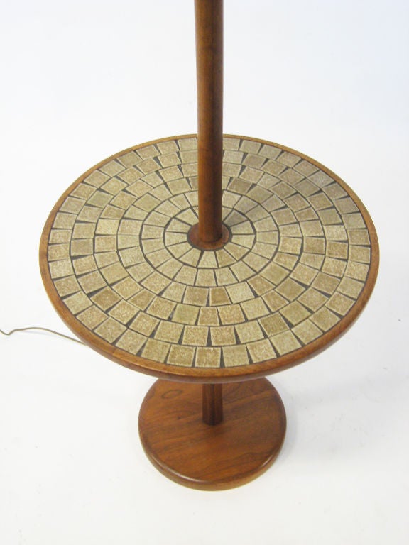 Floor lamp table by Gordon & Jane Martz for Marshall studio In Good Condition In Highland, IN