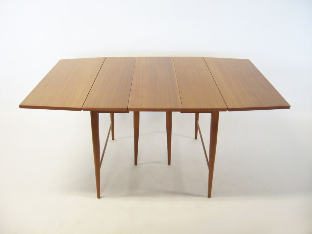 Paul McCobb Extension Dining Table by Calvin In Excellent Condition In Highland, IN