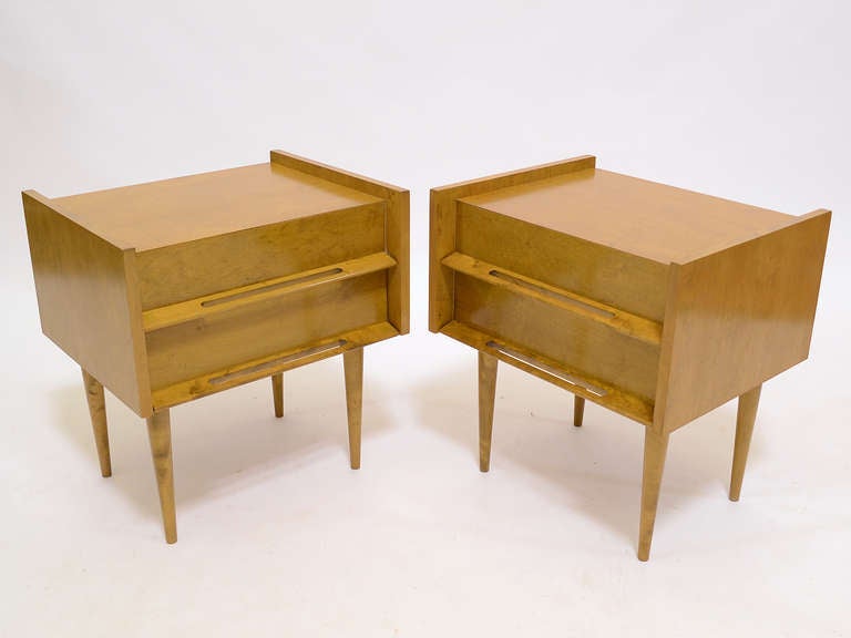 Swedish Pair of Nightstands/End Tables by Edmond Spence