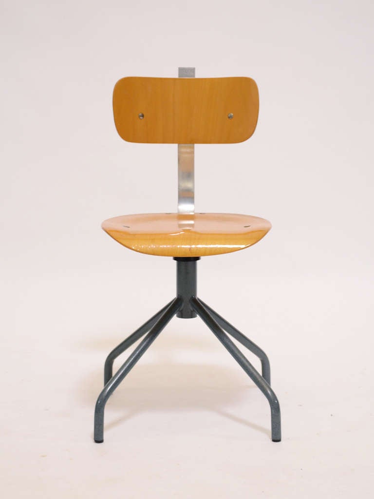 Italian Task Chair with Molded Plywood Seat and Back 1