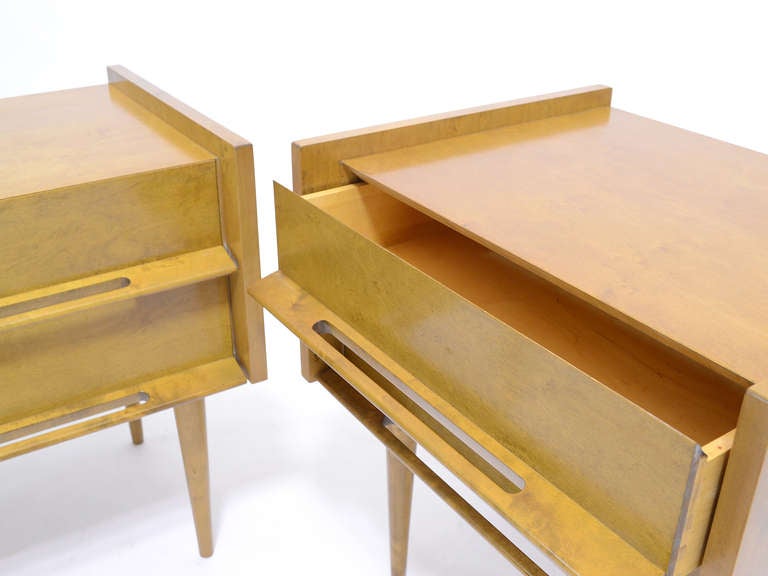 Pair of Nightstands/End Tables by Edmond Spence In Good Condition In Highland, IN