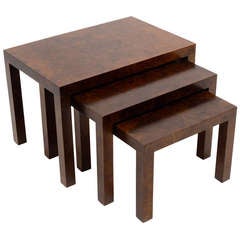 Set of Milo Baughman Nesting Tables by Directional