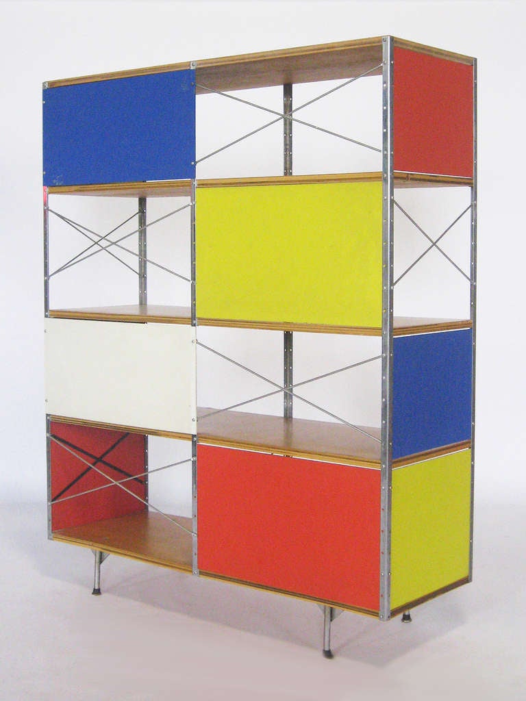 Mid-Century Modern Charles and Ray Eames ESU 400-C Storage Unit by Herman Miller