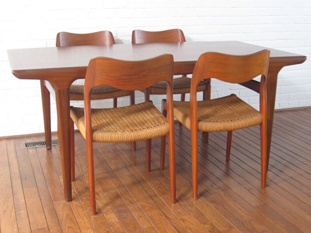 Dining set by Niels Moller and Johannes Andersen 3