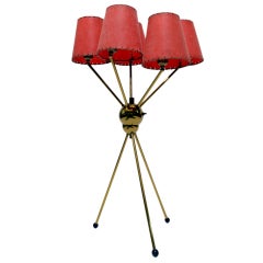 Brass 1950s Sputnik Table Lamp 11