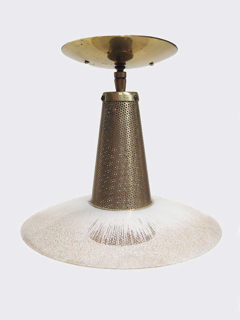 Mid-Century Modern Ceiling Lamp By Lightolier