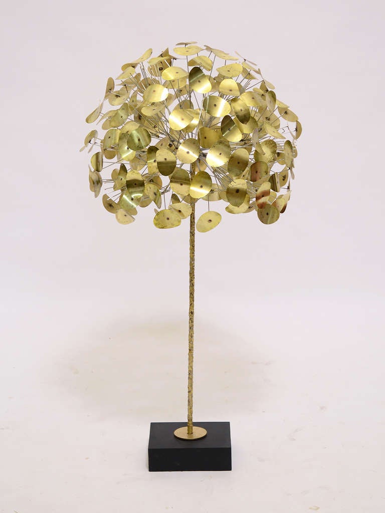 Oversize Dandelion Sculpture in Brass by Jere For Sale 1
