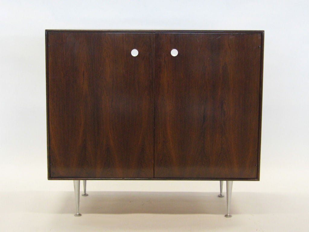 George Nelson rosewood thin-edge cabinet by Herman Miller