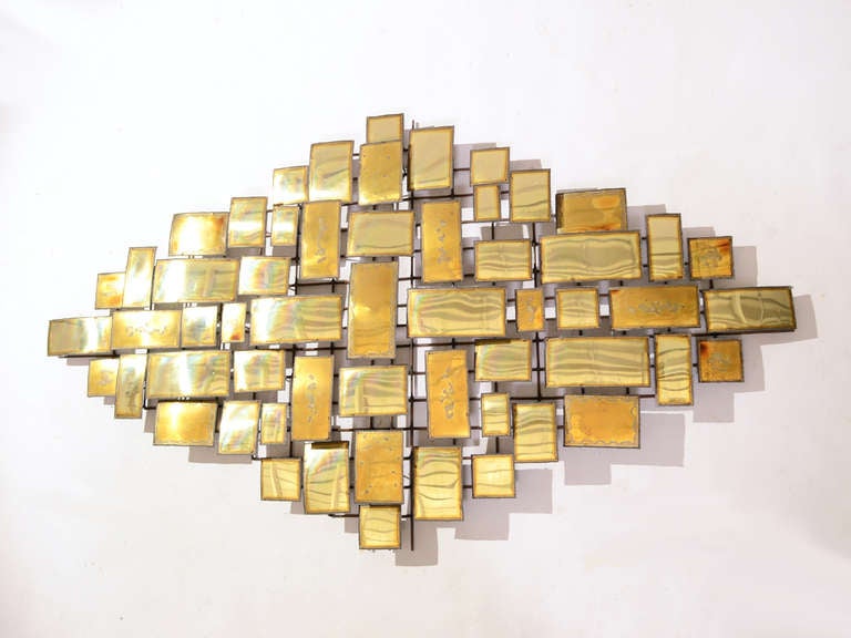 Large William Bowie Abstract Geometric Wall Sculpture In Good Condition In Highland, IN