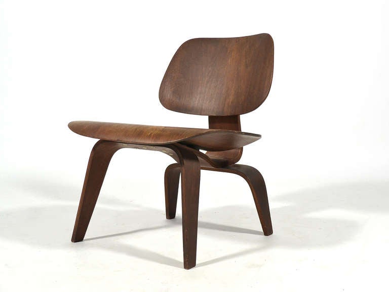 American Early Evans Production Walnut LCW by Charles and Ray Eames