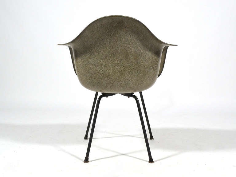 American Eames Zenith Elephant Hide Gray SAX Easy Chair by Herman Miller