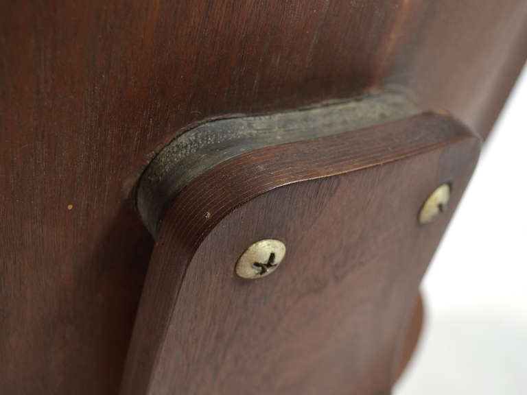 Early Evans Production Walnut LCW by Charles and Ray Eames 1