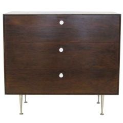 George Nelson rosewood thin-edge dresser by Herman Miller
