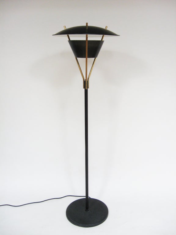 Lampada da terra Thomas Moser di Lightolier In condizioni buone in vendita a Highland, IN