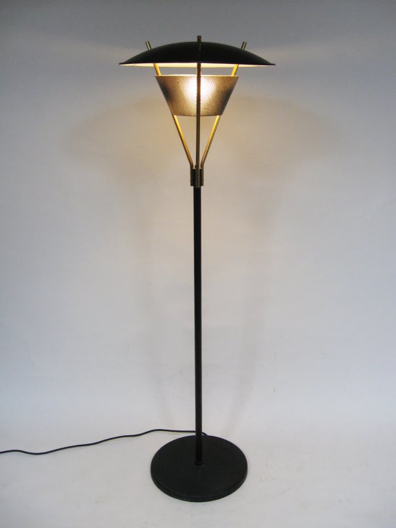Mid-20th Century Thomas Moser floor lamp by Lightolier For Sale
