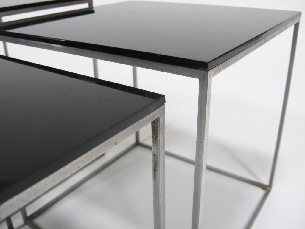 Mid-20th Century Poul Kjaerholm PK 71 nesting tables