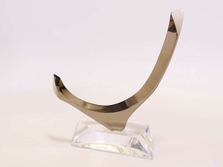 Late 20th Century Lucite abstract sculpture by Hivo G. Van Teal