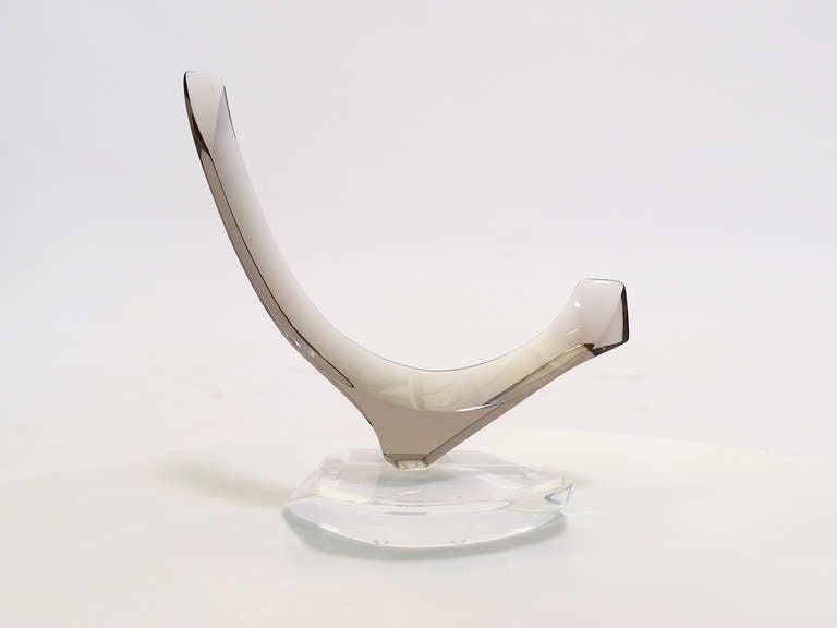 Lucite abstract sculpture by Hivo G. Van Teal 2