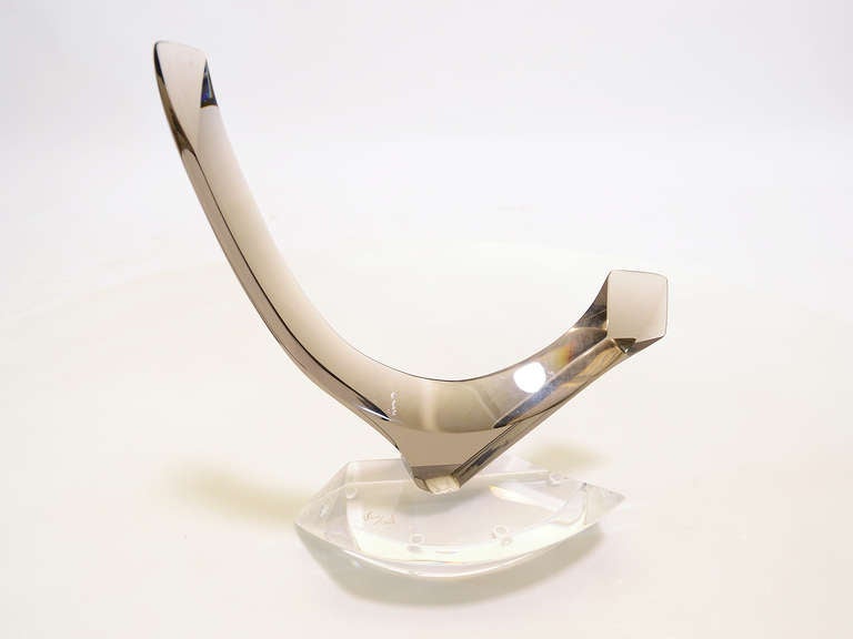 Lucite abstract sculpture by Hivo G. Van Teal 3