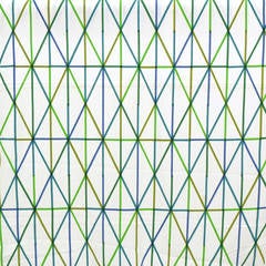 Retro Alexander Girard Rare "Grid" Fabric