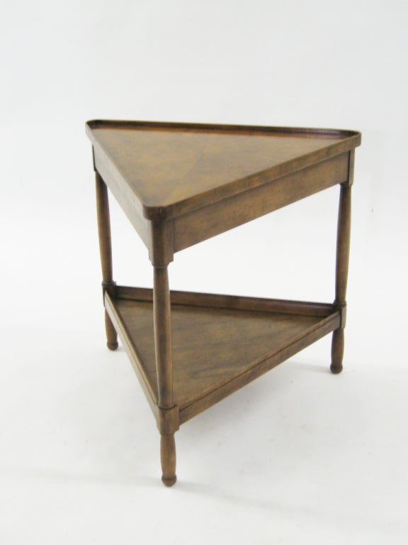 Triangular side/ end table by Baker at 1stDibs triangular end table