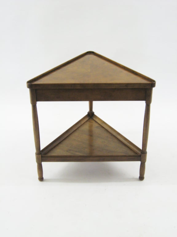 triangle accent table