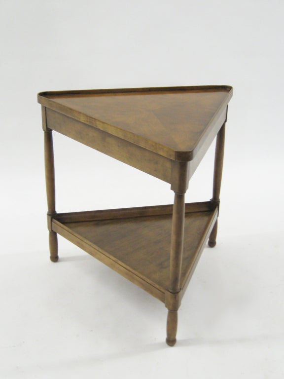 Triangular side/ end table by Baker at 1stDibs triangular end table