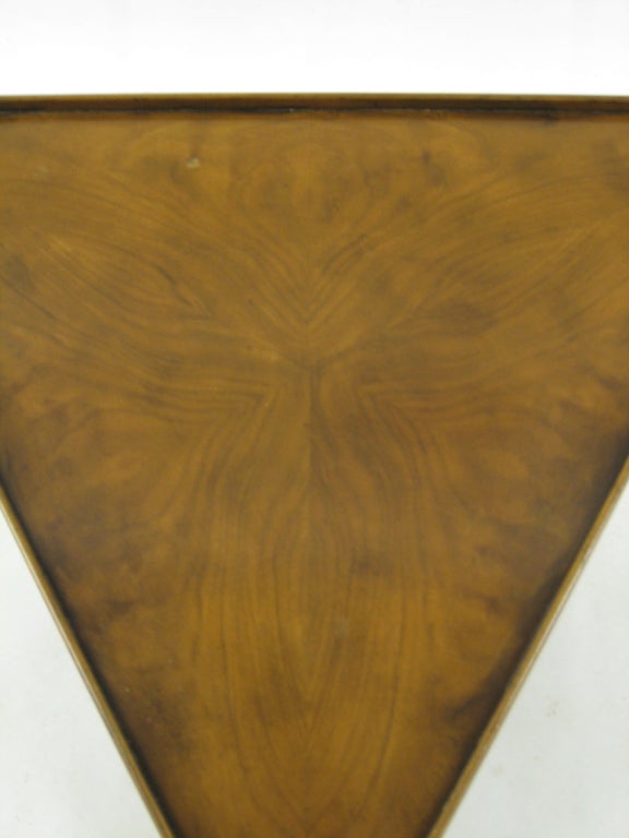 American Triangular side/ end table by Baker