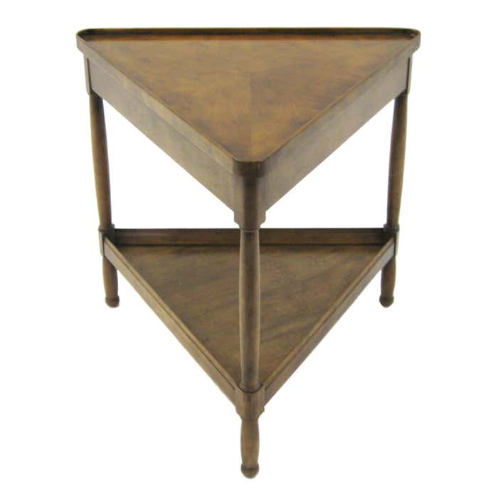 Triangular side/ end table by Baker at 1stDibs | triangular end table ...