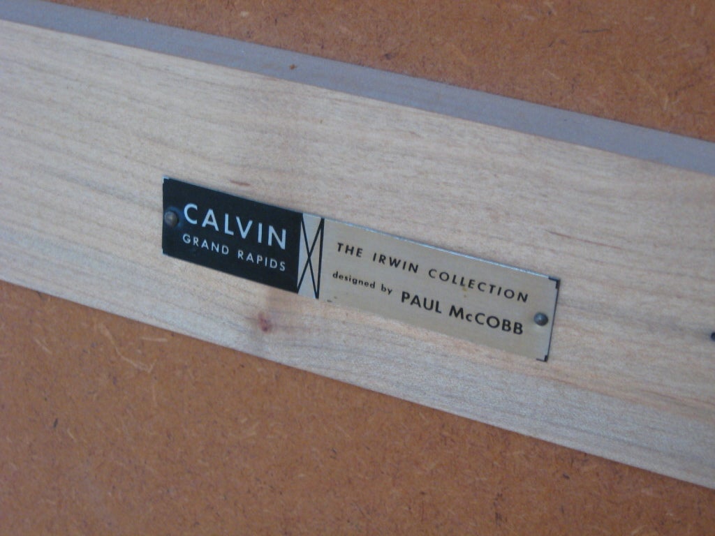 Brass framed mirror by Paul McCobb for Calvin 6