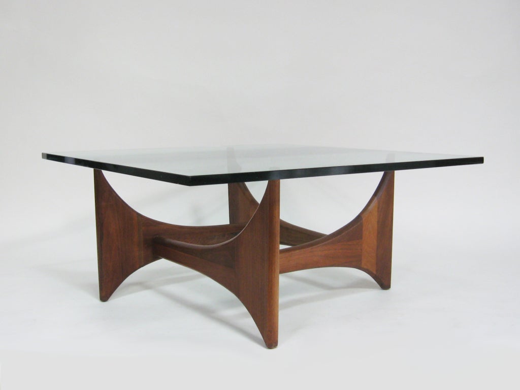Walnut Adrian Pearsall coffee table by Craft Associates